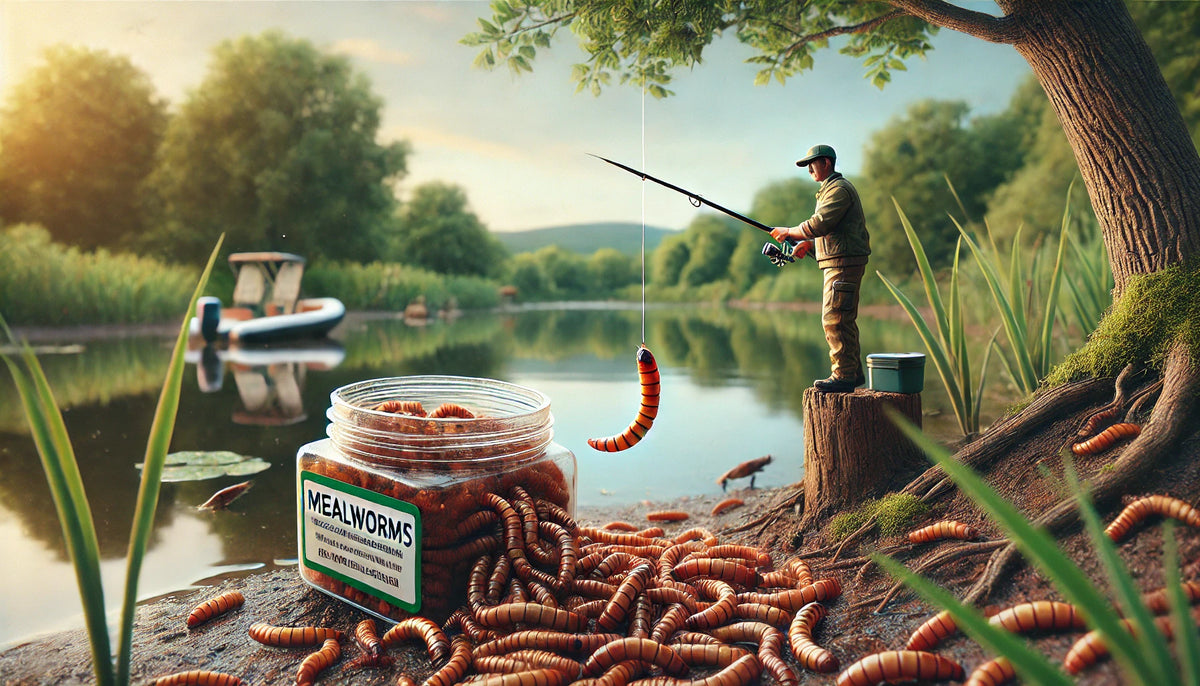 Fishing with Mealworms The Critter Depot